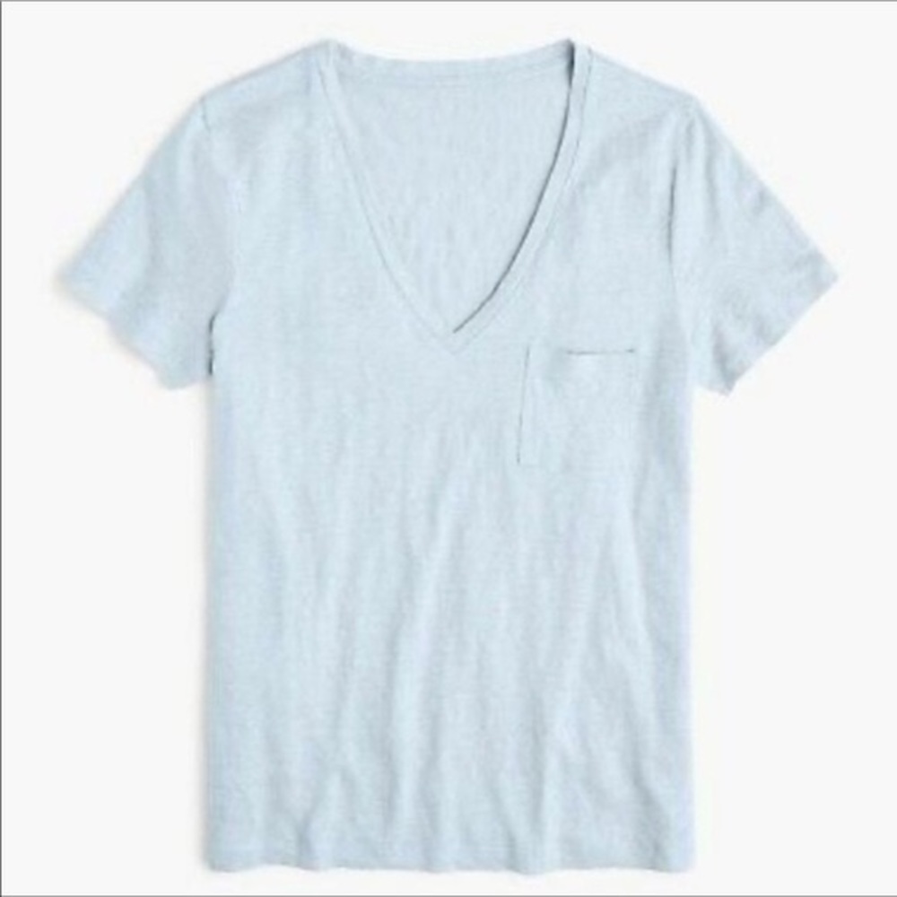 J-crew Linen V-neck